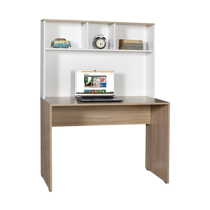 Hanah Home Cmu-830-Mb-1 Mesa de estudio roble y blanco Hanah Home Cmu-830-Mb-1 Mesa de estudio roble y blanco
